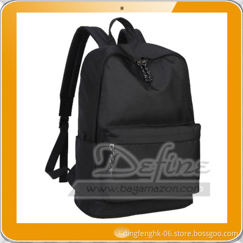 Waterproof Nylon Black Backpack For day trips